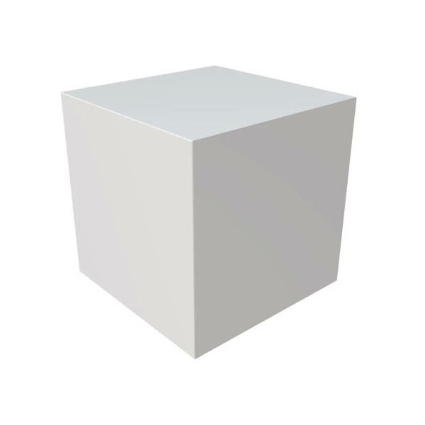 קופסה/אריזה קרטון לבנה 8.5x10x11.5 ס