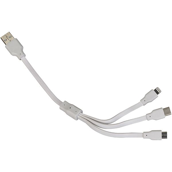 כבל מפצל 20 ס"מ למטען USB/מיקרו USB/TUPE-C מיקרו/אייפון 5 /אייפון 6+.