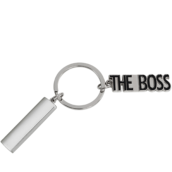 מחזיק מפתחות מתכתי "הבוס THE BOSS". 