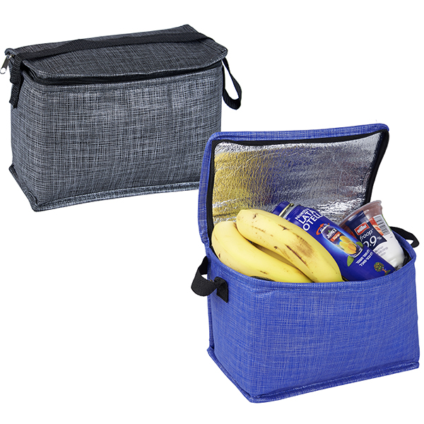 צידנית אישית עשויה מחומר ממוחזר Non-Woven. 
מידות: 25x18x14 ס