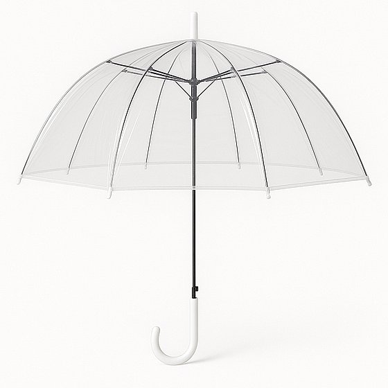 מטריה פטריה שקופה 24 אינץ