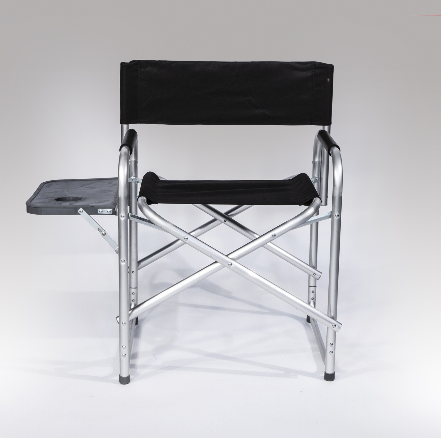 כסא פרמיום אלומיניום + מדף מתקפל חזק וקל. 
מידות כסא 62x85 ס
