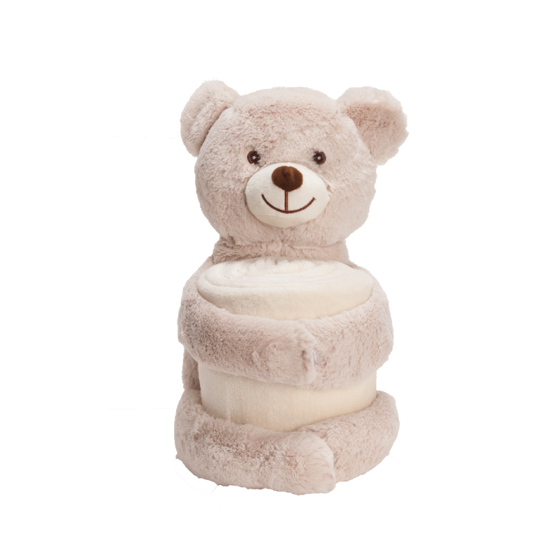 דובי - בובת דובי המחבקת כרבולית קורל פליז מפנקת ונעימה במיוחד.
גודל הדובי 35 ס