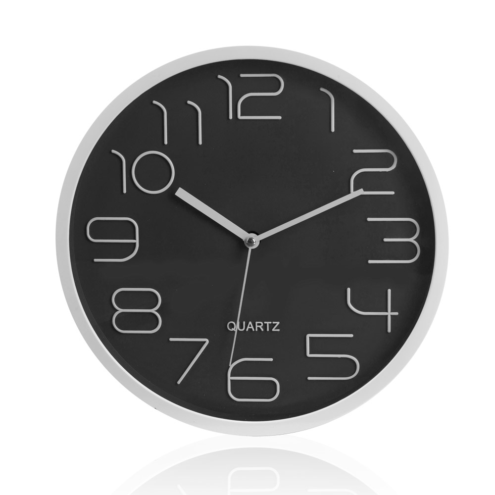אומגה - שעון קיר עם מנגנון שקט קוטר 30 ס"מ 