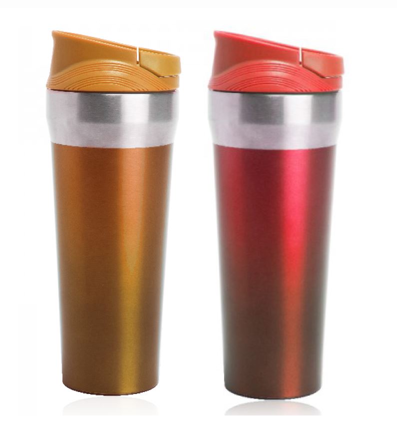 פלקס- כוס טרמית בלתי ניתנת להפיכה, עשויה נירוסטה. 
הכוס נצמדת לכל משטח. 
שחרור הספל נעשה ע