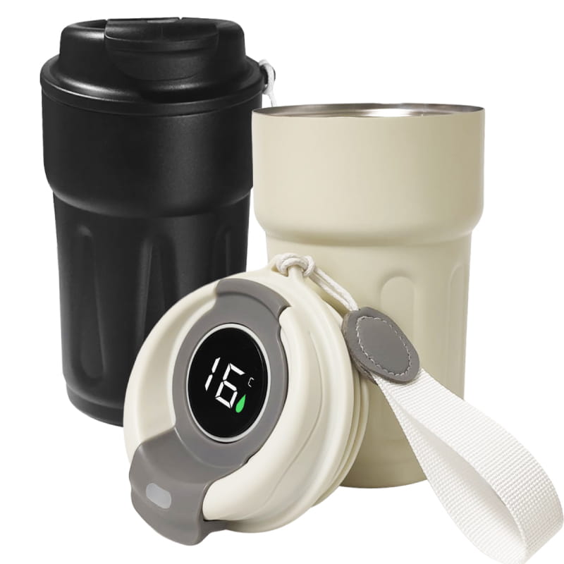 בנדיקט - כוס תרמית חכמה בעיצוב רטרו, 500 מ"ל.
איכותית במיוחד עשויה 2 שכבות נירוסטה.
לשמירת חום וקור למשך זמן ממושך.
עם מסך מגע המראה את הטמפרטורה המים.