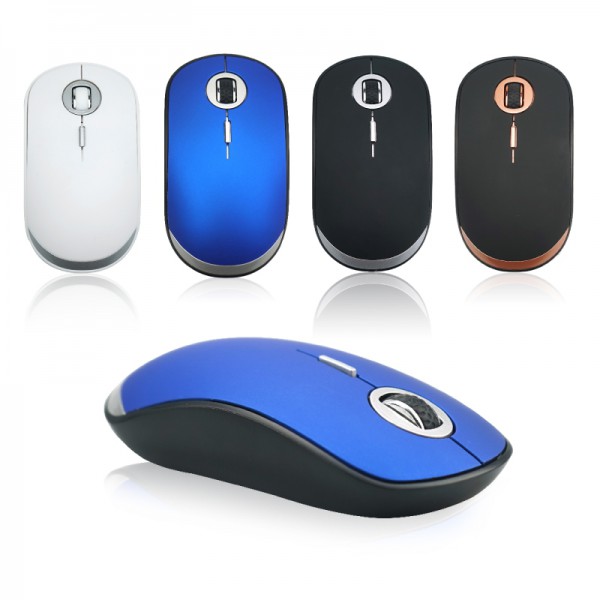 גייטס - עכבר אופטי אלחוטי בעיצוב חדשני, כולל סוללות AA, אנטנה USB. 