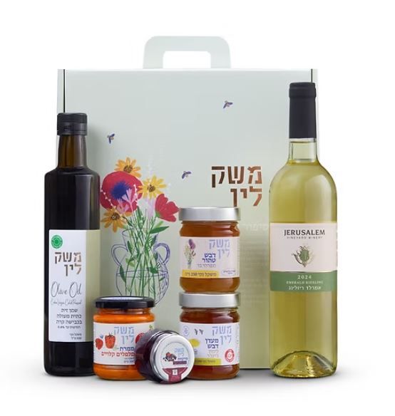 מארז הרדוף - מזוודת שי צבעונית עם ידית נשיאה 7x29x33 ס