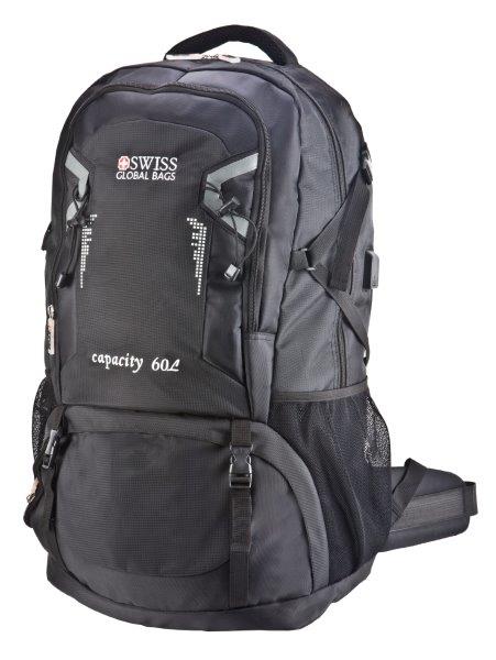 EVEREST - תיק גב אורתופדי 60 ליטר, 61x37x20 ס