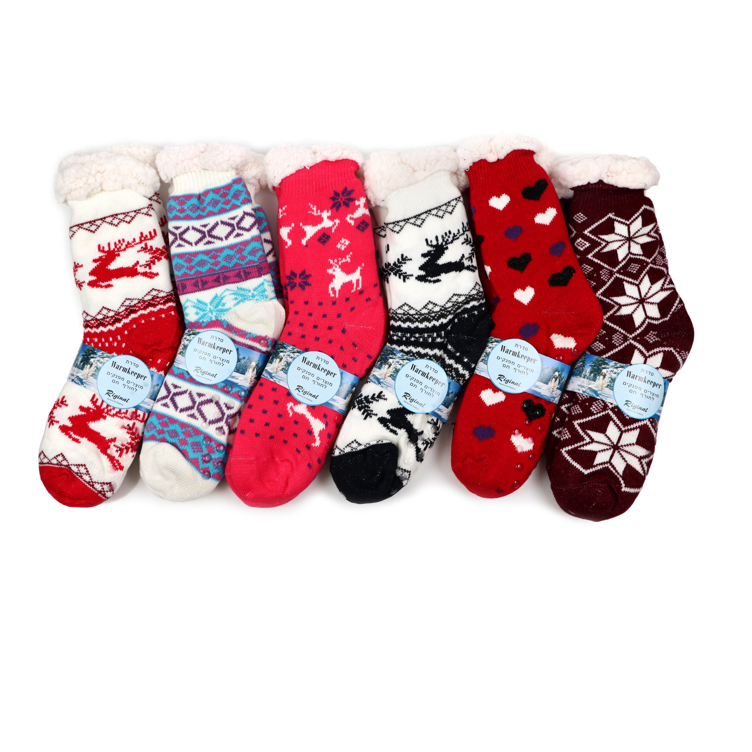 גרבי פרווה נגד החלקה לנשים. 