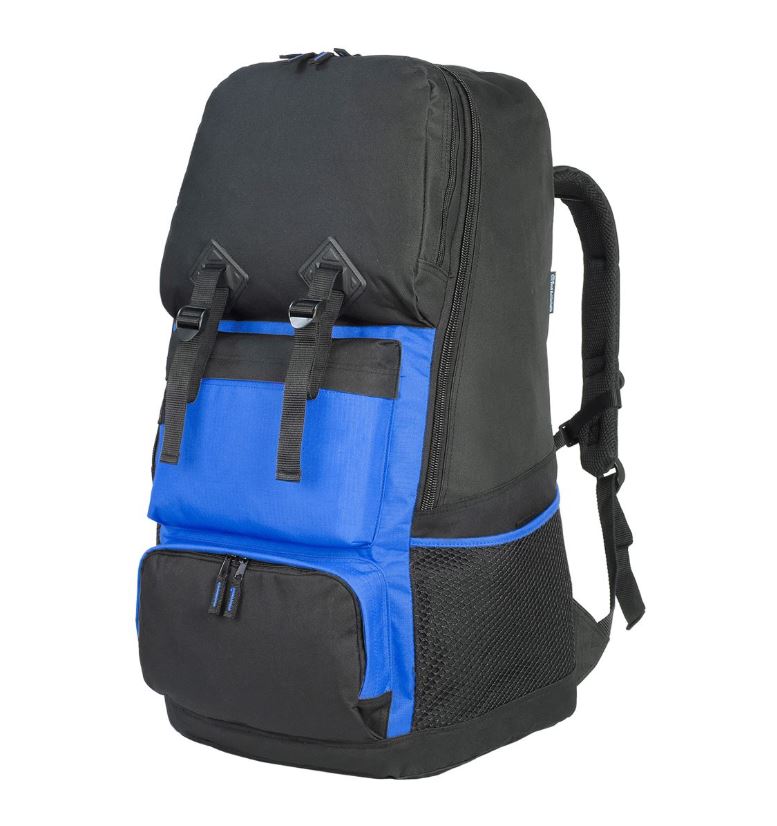 תיק גב 75 ליטר, תא מרכזי גדול ושלושה תאים גדולים בחזית.
שני כיסי רשת בצדדים.
גב מרופד.
כתפיות מרופדות מתכווננות וידית אחיזה.
רצועת מותניים ורצועת חזה.
רצועות קשירה בחזית.
פתיחת מזוודה.
ציפוי חיצוני דוחה מים.
מתאים לחיילים ולמטיילים. 