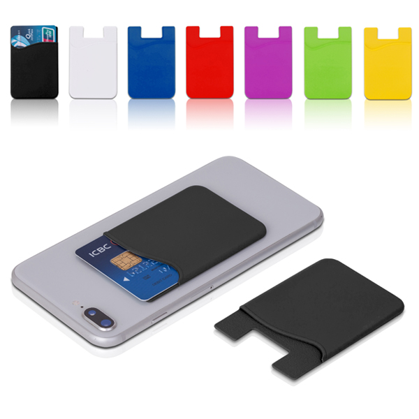 כיס סיליקון לנייד - כיס כרטיסי אשראי אחורי לסמארטפון. 
עשוי סיליקון. 