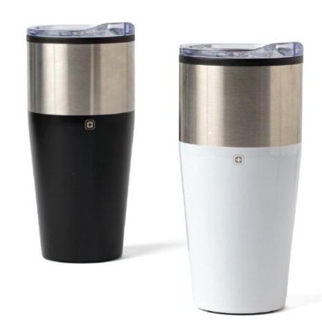 כוס תרמית נירוסטה משולבת מוברשת 0.5 ליטר. 
דופן כפולה. 
מכסה סיליקון שקוף מנגנון מונע נזילה. 