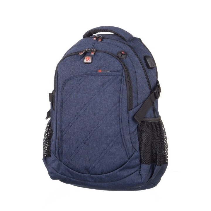 תיק גב POLOSWISS ZURICH יוקרתי 4 תאים למחשב נישא, 32x47x15 ס