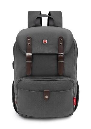 תיק גב POLOSWISS HERSHIN למחשב נייד מסדרת  SWISS YOUNG רצועות עור מגנטיות גימור זמש. 
גב ורצועות מרופדות ומאווררות.
חומר התיק מבד זמש איכותי עם רצועות עור סינטטי מגנטיות לסגירה מהירה.
שקע POWER USB לטעינת ניידים עמיד במים.
ריפוד פנימי בטנת ניילון מחומר 201T.
מתאים לעלייה למטוס בחברות לואוקוסט.