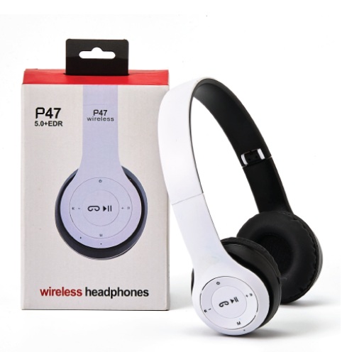 אוזניות בלוטוס P8 סופר בס מתקפלות.
בלוטוס גרסה 5.0V + טכנולוגיית EDR.
זמן הפעלה 4 שעות כולל דיבורית לנייד, חיבור למחשבים תומכים.
זמן המתנה בלבד 300 שעות/מוסיקה רציפה השמעה כ-5 שעות.
סוללת ליתיום - ION נטענת ,זמן טעינה מלא 1.5 שעות. 
רמקולים סופר בס W5, רגישות 20 הרץ עד 20 קילו הרץ.
ספוג אטימה ארגונומי לאוזניים לשמיעה נוחה ואיכותית. 
לחצני מגע טאץ