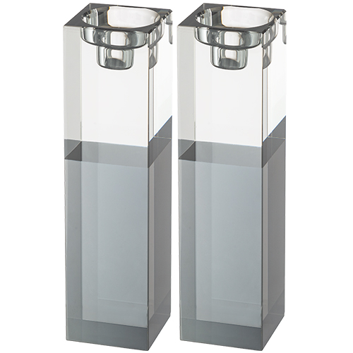 זוג פמוטי קריסטל מהודרים 18.5 ס"מ.