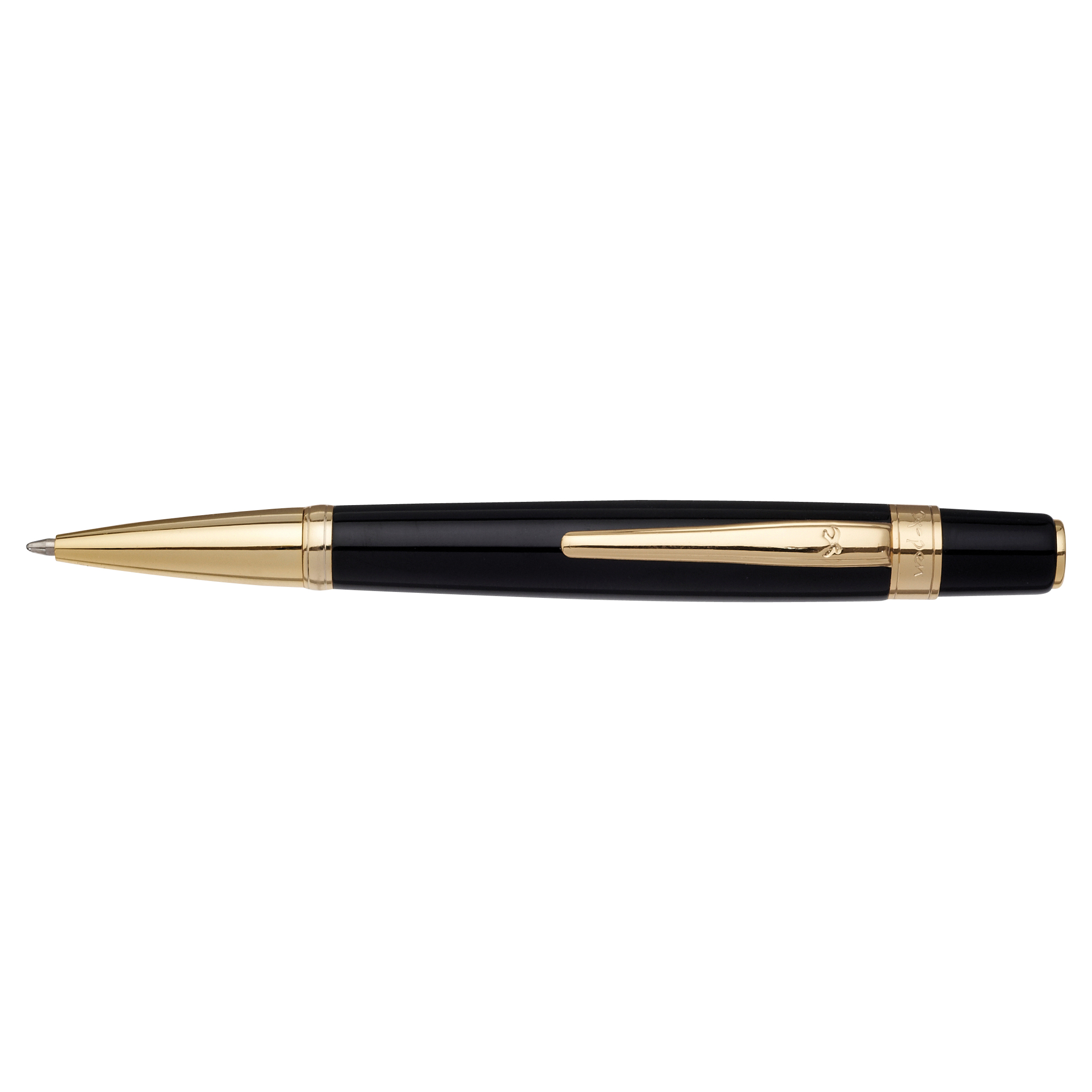X-Pen לורד כדורי קליפס ציפוי זהב 18k. 
גוף מעוצב קומפקטי. 
פתיחה בסיבוב - מילוי דמוי מיני קרוס.