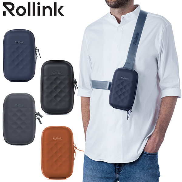 Mini Bag - GO תיק צד קשיח סלינג של מותג המזוודות החכמות Rollink. 
תיק קטן וקשיח 19.5x12x6 ס