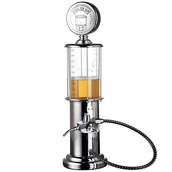 משאבת ויסקי רטרו תחנת דלק. 
עיצוב ייחודי: מראה רטרו של משאבת דלק עם סקלת מדידה שקופה.
קיבולת: כ-900 מ