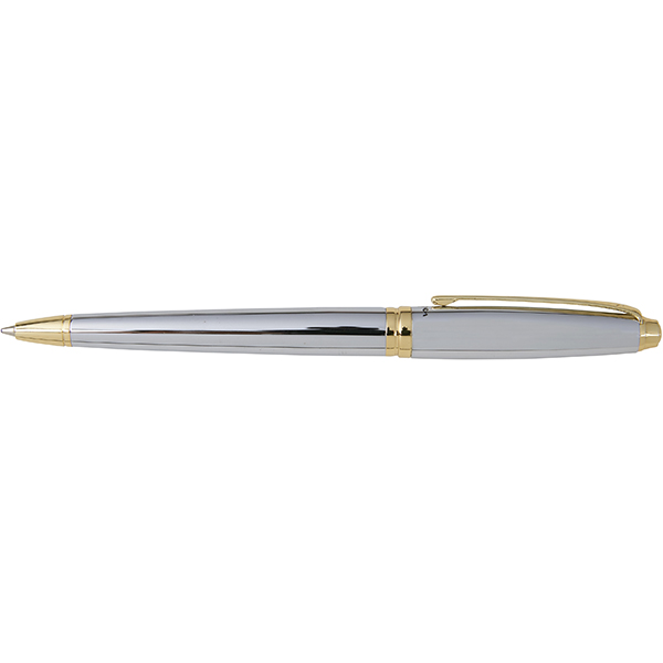 X-Pen רגטה כדורי לבן קליפס כרום.
פתיחה בסיבוב - מילוי דמוי פרקר.

צבעים: כסף, כרום, כחול מטאלי, לבן, טיטניום. 
