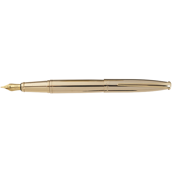 עט X-Pen פנינסולה ציפורן בציפוי זהב 18 קראט 18k.
פתיחת מכסה.