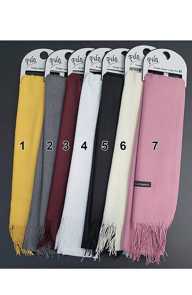 מטפחת קשמיר 100 גרם, 180x170 ס