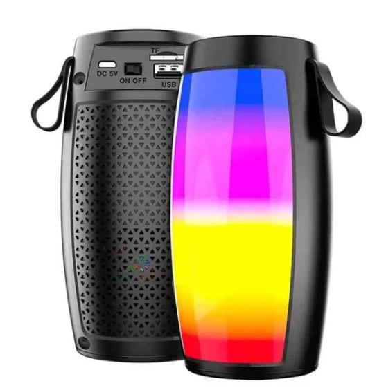 רמקול מחליף צבעים ZQ. 
רמקול בלוטוס מחליף צבעים.
עוצמה: 5W.
מקורות שמע: בלוטוס/USB/TF.
ידית נשיאה.
פנאל קידמי מחליף צבעים.
כפתורי שליטה מובנים.
סוללה נטענת בחיבור USB.