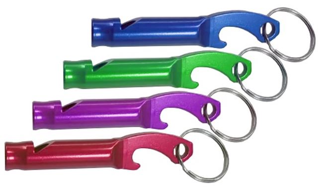 משרוקית חילוץ משולב פותחן.