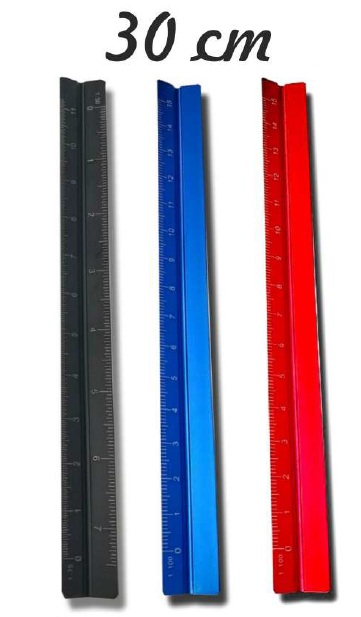 סרגל קנה מידה ממתכת 30 ס