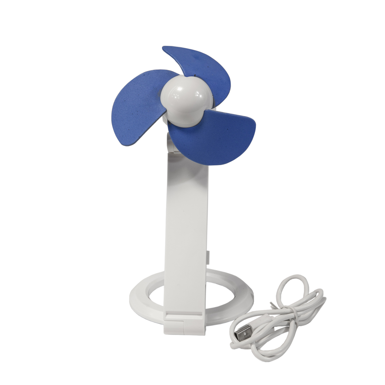 מאוורר שולחני כולל חיבור usb.
קוטר עיגול בסיס  – 10 ס׳׳מ.
גובה – 20 ס׳׳מ. 
