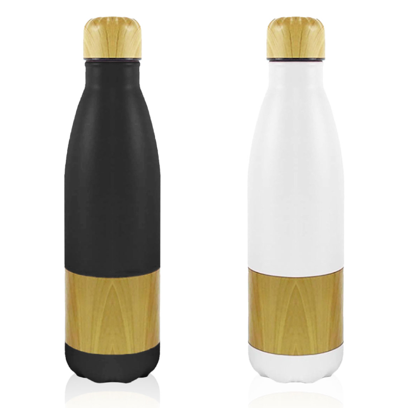 גארדה - בקבוק תרמי 500 מ"ל בעיצוב אורבני, בשילוב במבו טבעי עם שכבה כפולה לשמירת על חום או קור. 