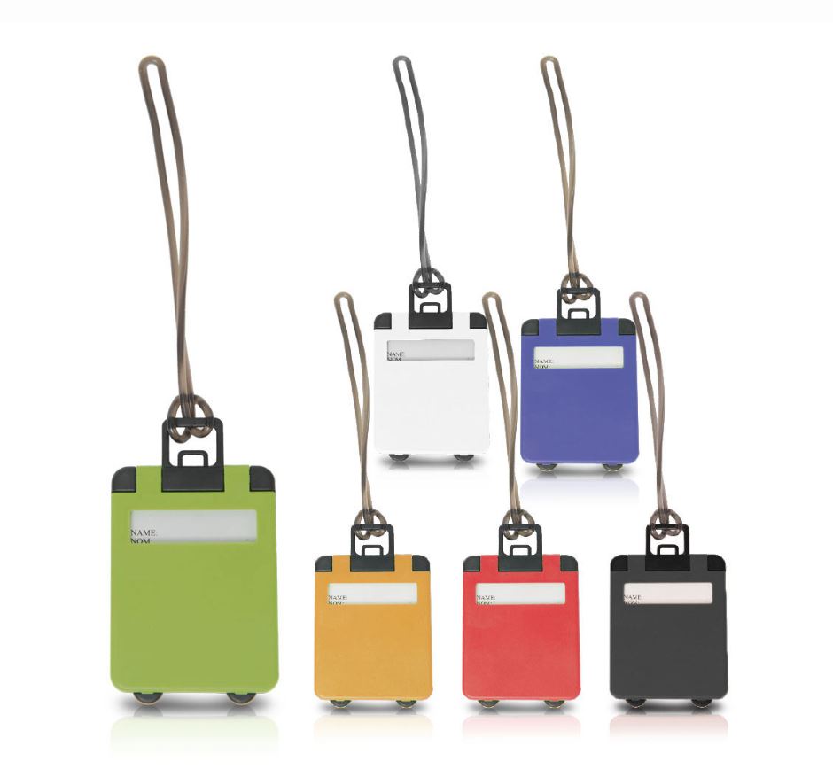 תגית - תג שם למזוודה מעוצב בצורת מזוודה, 
7.5x5.5 ס