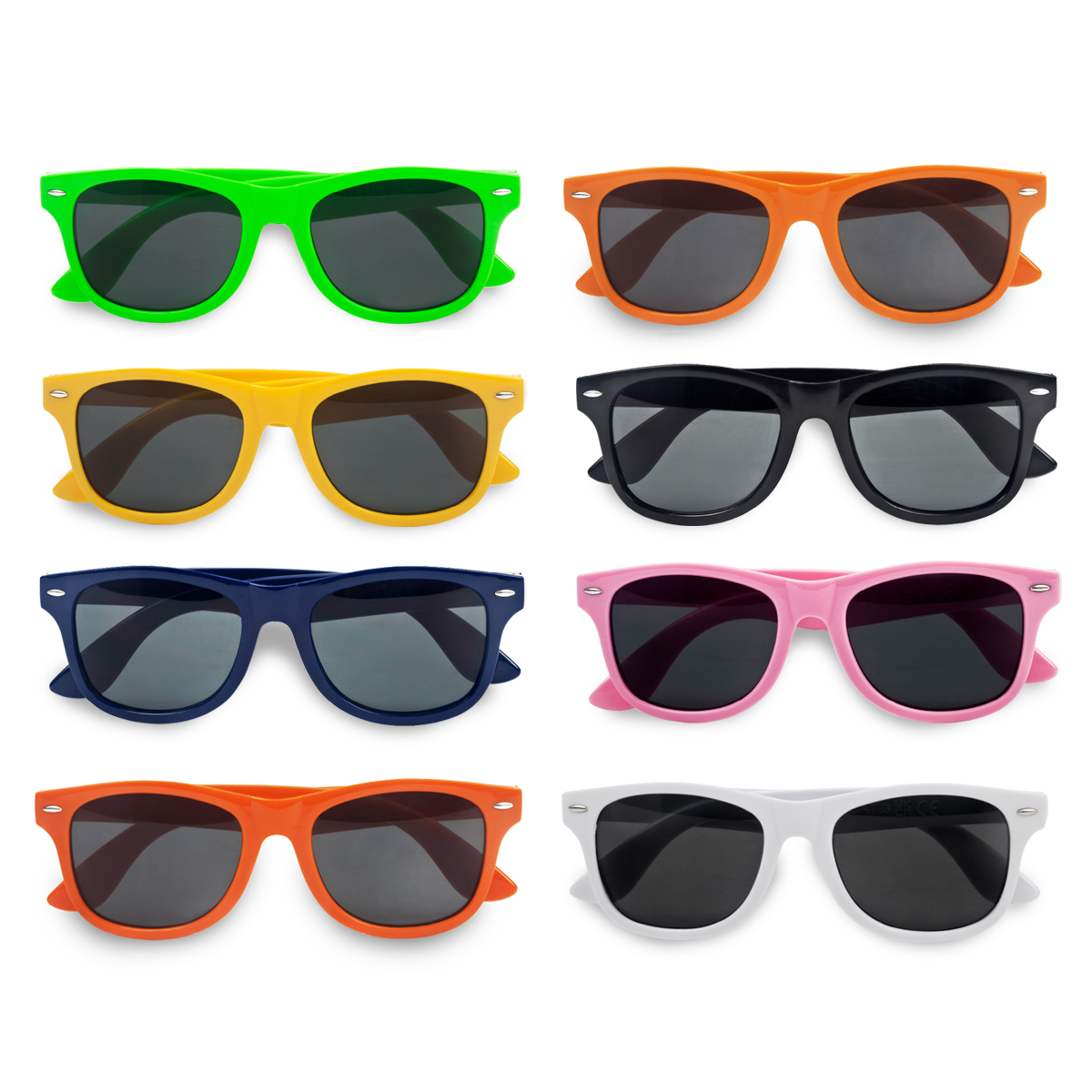 סנדו - משקפי שמש קלאסיים UNISEX, עשויים מ – Polycarbonate.
עדשות עם הגנת UV400, UV-B, UV-A .