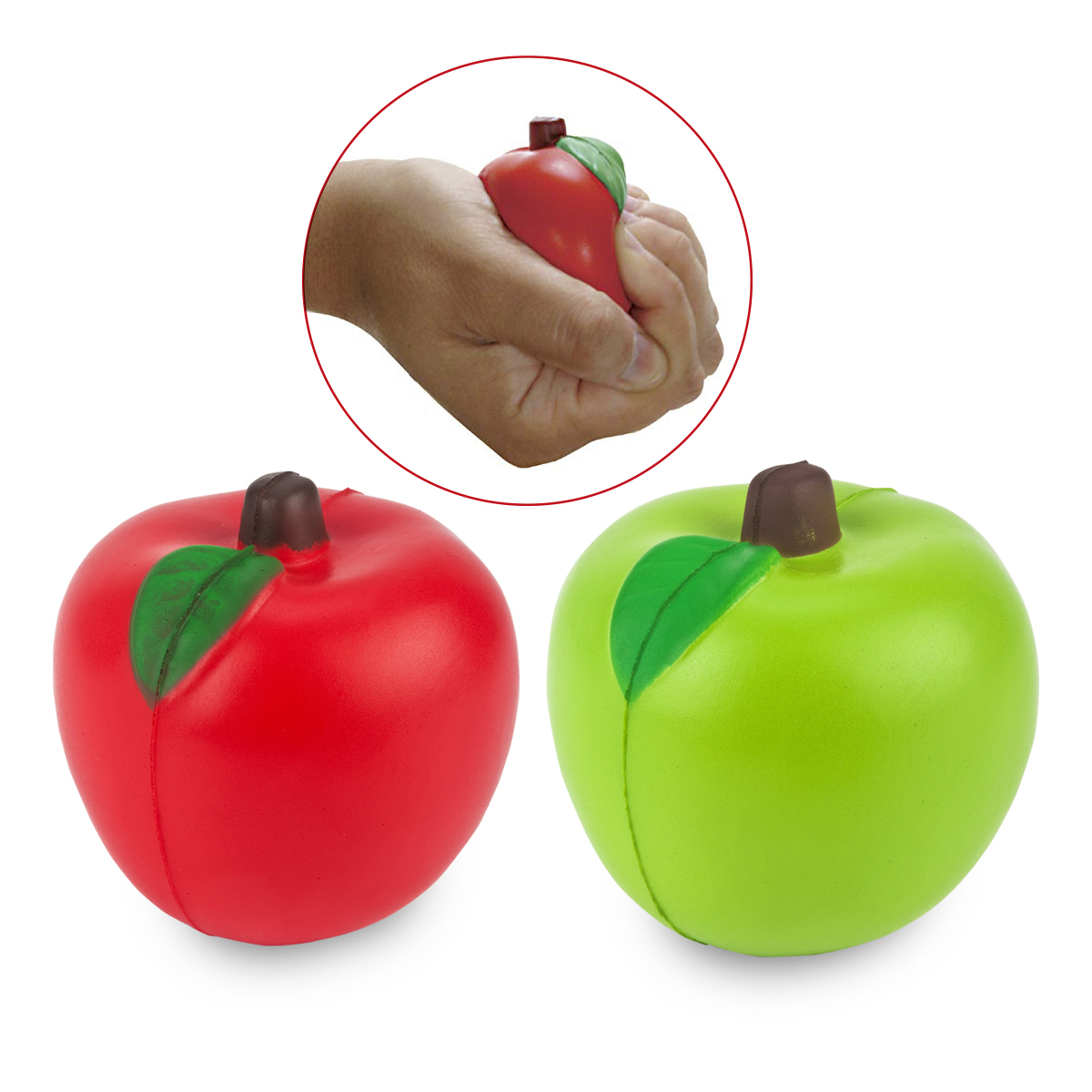 גרנד - תפוח עץ למשחק והפגת לחצים, עשוי PU גמיש. קוטר 0.7 ס"מ. 