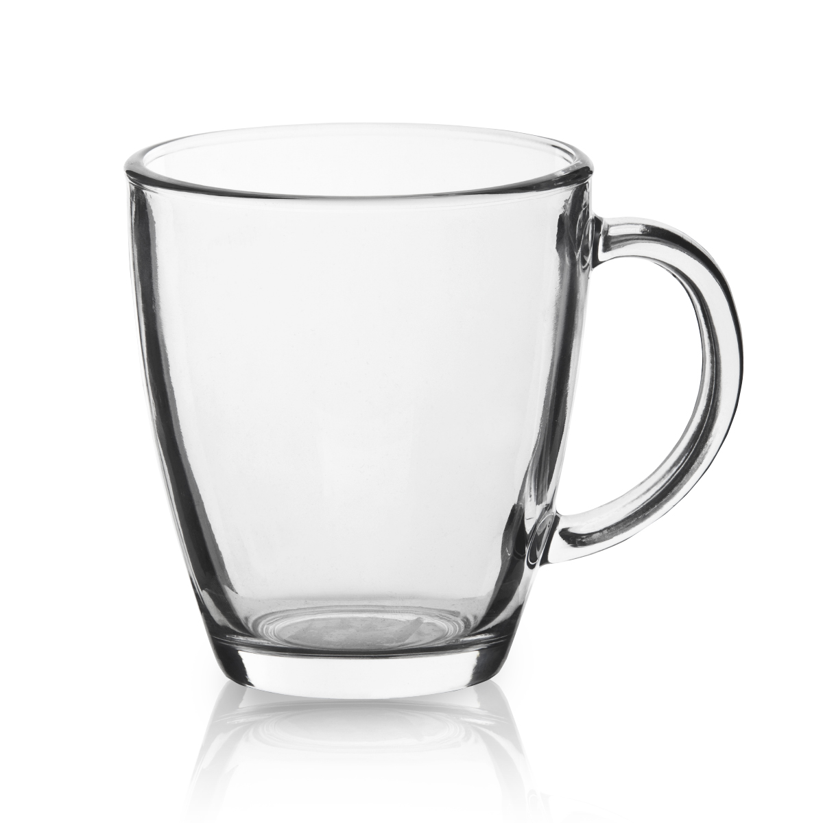 באריסטה - כוס זכוכית 360 מ”ל למשקה חם או קר.
ידית אחיזה.


