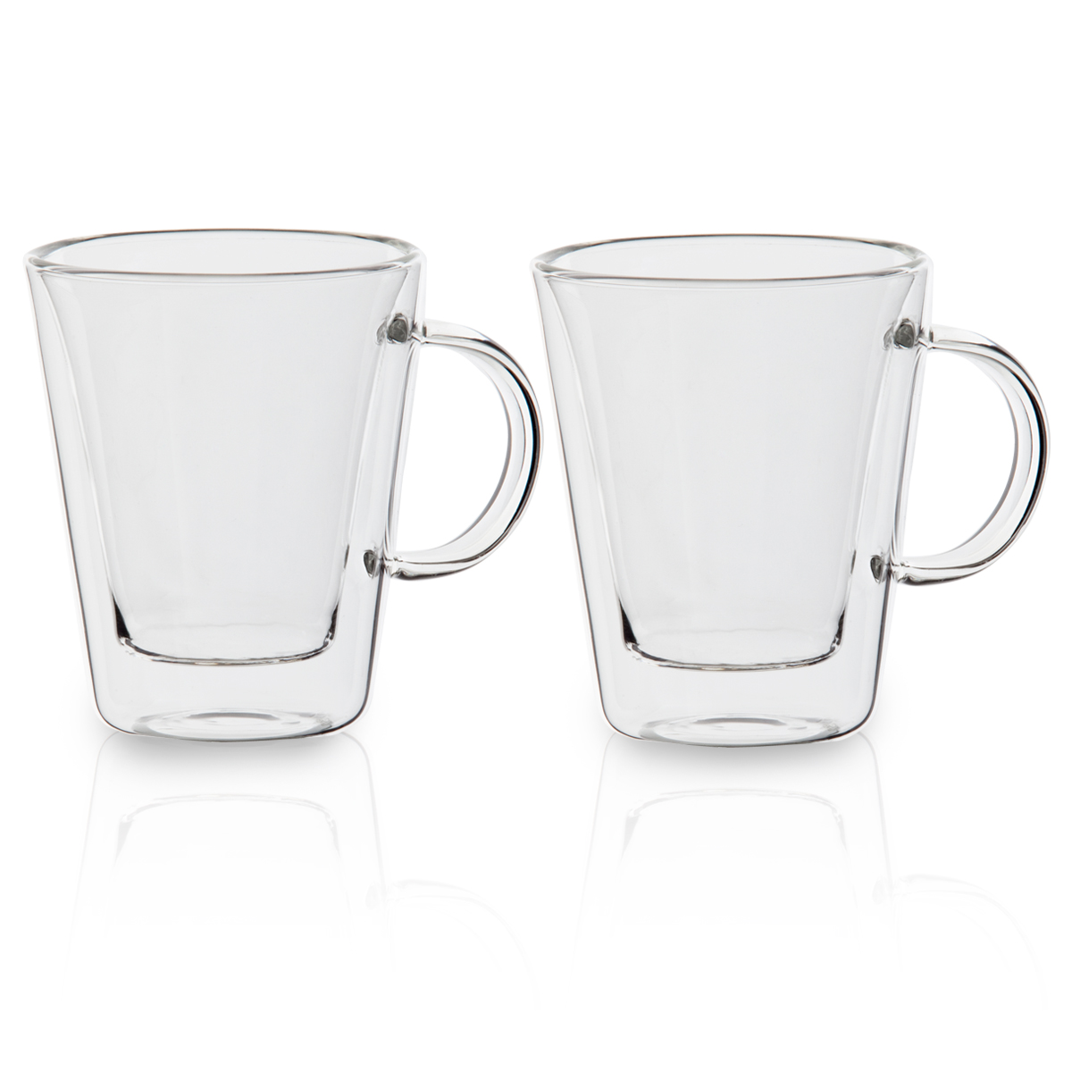 אתיופיה - זוג כוסות עם דופן כפולה וידית נפח 350 מ”ל. 
זוג כוסות זכוכית עם ידית.
דופן כפולה לבידוד המשקה.
סטנדרט איכות גבוה.
הכוס עמידה לשימוש במדיח.
עיצוב מהודר וקלאסי.