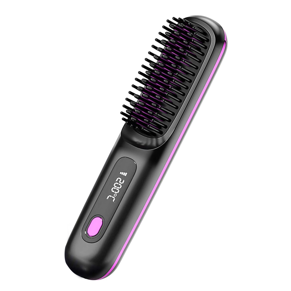 Glam Pro - מברשת אלחוטית לעיצוב והחלקה. פטנט חדשני , מפזר חום אחיד תוך שמירה על בריאות השיער.
החלקה, עיצוב מהיר ונטרול שיער סטטי.
סוללה נטענת 5,000mAh.
