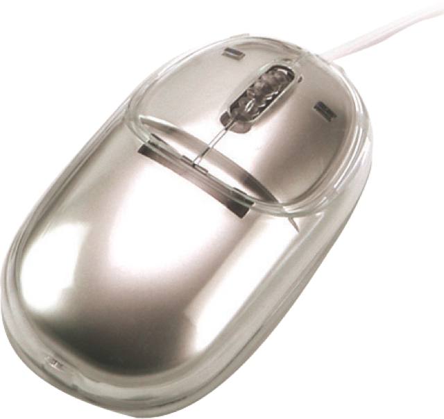 עכבר אופטי מיני חוטי עם תאורה. 
בעל דיוק של כ- 800dpi.
בעל חיבור USB.
