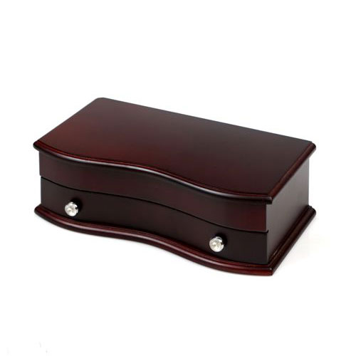 קופסת תכשיטים מהודרת מעץ, 26x14 ס