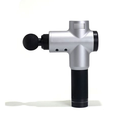 מכשיר עיסוי עוצמתי נטען משופר בצורת אקדח. 
ארבע ראשים שונים לעיסוי באזורי הגוף.