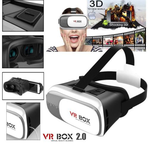 משקפי VR מציאות מדומה,איכותיות ונוחות, מעניקות חוויה רב חושית. הופכות את הסמארטפון לתלת מימד. 