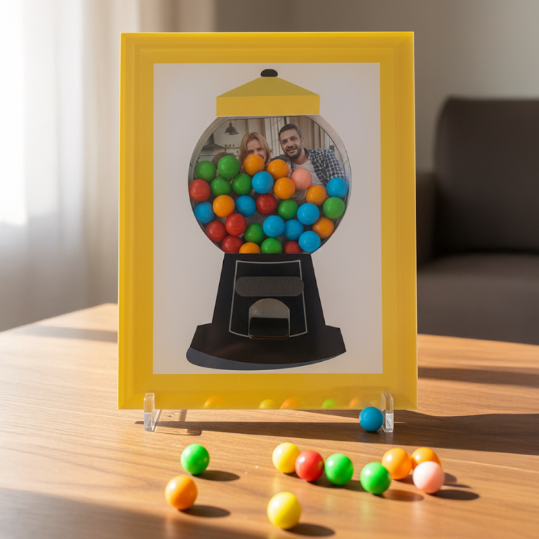 תמונה בהפתעה - כשהמסטיקים נגמרים נחשפת תמונה משפחתית מועדפת. 