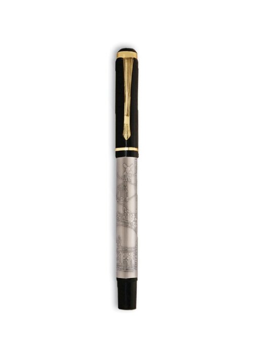 עט תבליט - עט רולר גוף זהב. 
תבליט ירושלים, ראש מילויי שוויצרי 0.7 - מילוי איכותי.





