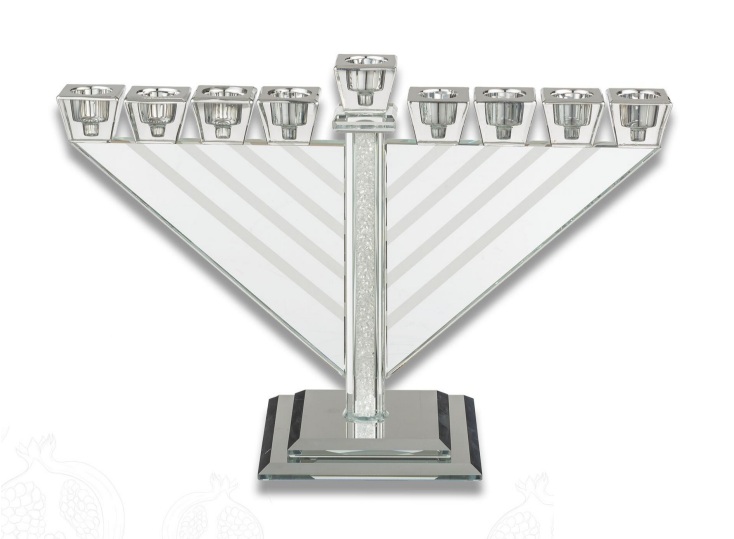 חנוכיית קריסטל מהודרת 