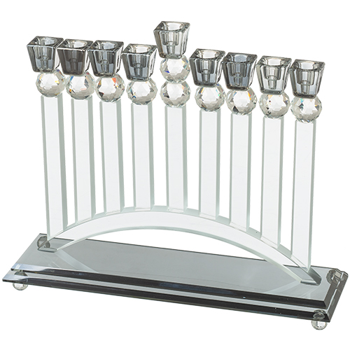 חנוכייה קריסטל מהודרת 34x28 ס