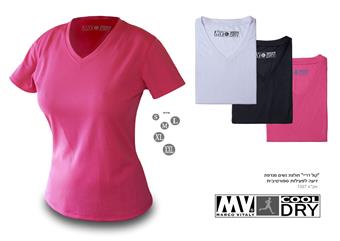 חולצת נשים מנדפת זיעה 